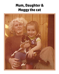 Mother and daughter; Gwen Hullah and Ida Barker family picture